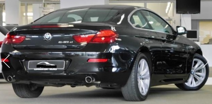 Left hand drive BMW 6 SERIES 640 d